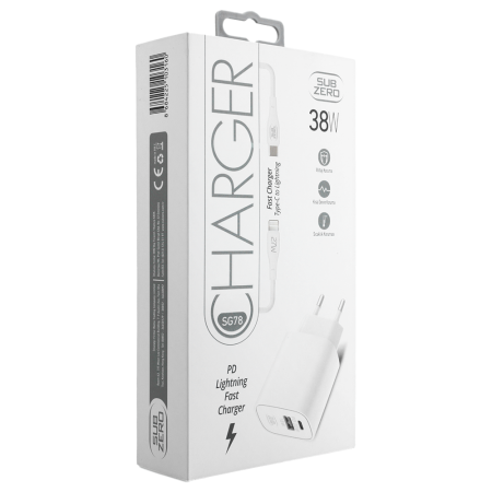 Subzero SG78 27w PD I Usb Başlık ve Type-c To lightning Kablo