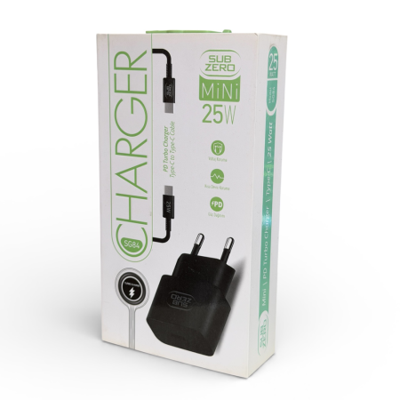 Subzero SG84 25w Mini PD Başlık ve Type-C Kablo