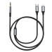 Simex Nero Pro Type-C ve Lightning AUX Kablo