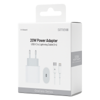 Simex Sps-15 20w PD Şarj Cihazı ve Lightning Kablo Şarj Seti