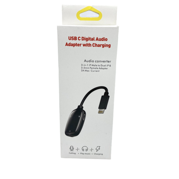 Lightning / Lightning / Aux / İphone 3in1 Dönüştürücü
