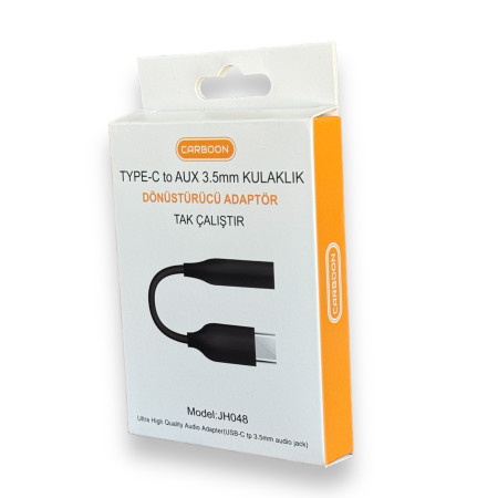 JH048 Type-c to Aux 3.5 mm Jack Kulaklık Çevirici (bütün Cihazlara uyumlu)