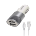 JOPUS JWIX 15W Çift USB Lightning Araç İçi Şarj Seti – iPhone Uyumlu