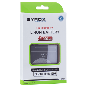 Syrox Syx-B107 Nokia BL-5C Batarya