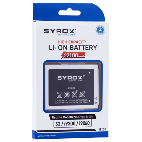 Syrox Syx-B130 Samsung S3  Batarya
