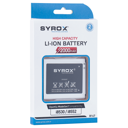 Syrox Syx-B147 Samsung İ8530 / 8552 Batarya