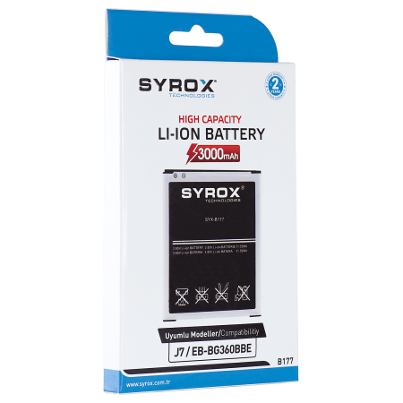 Syrox Syx-B177 Samsung J7 Batarya