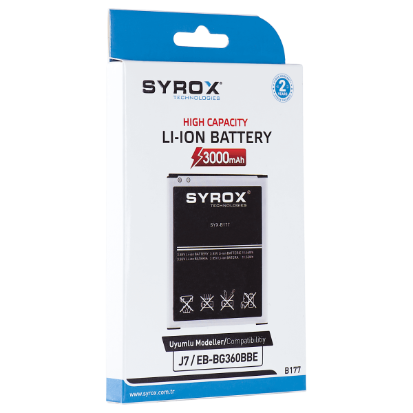 Syrox Syx-B177 Samsung J7 Batarya