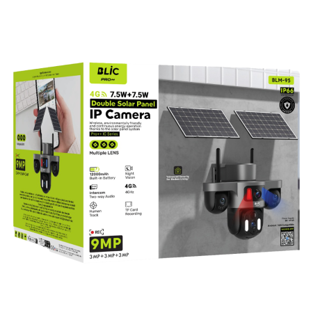 BLM-95 4G Çift Panelli IP Kamera – Güvenlik Kamerası