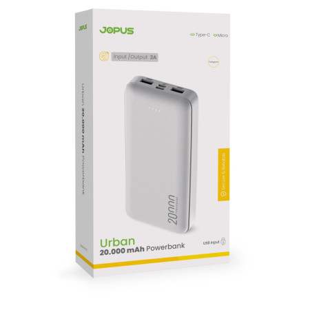 Jopus Urban 20.000 Mah Powerbank 2.0