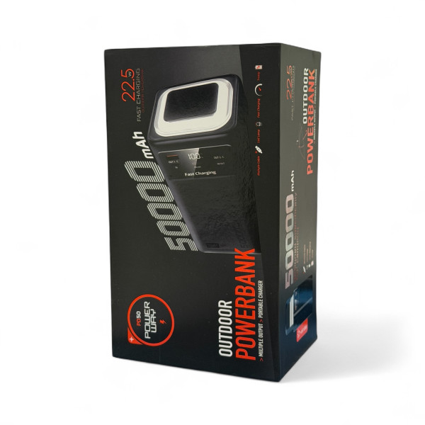 Powerway PD50 22.5w 50.000 Mah I Işıklı Powerbank