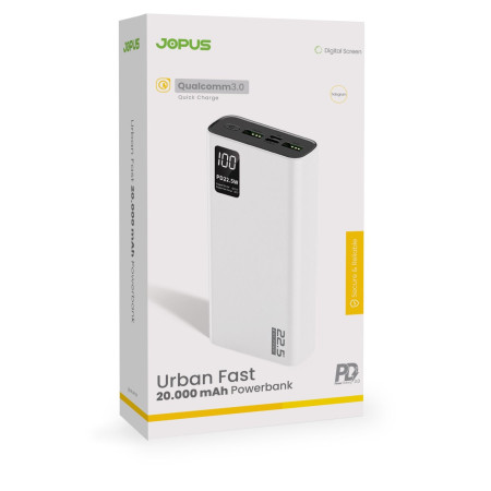 Jopus Urban Fast 22.5w Göstergeli 20.000 Mah Powerbank Quıck 