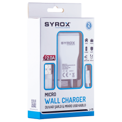 Syrox Syx-J15 Micro 2.0A Ev Şarjı