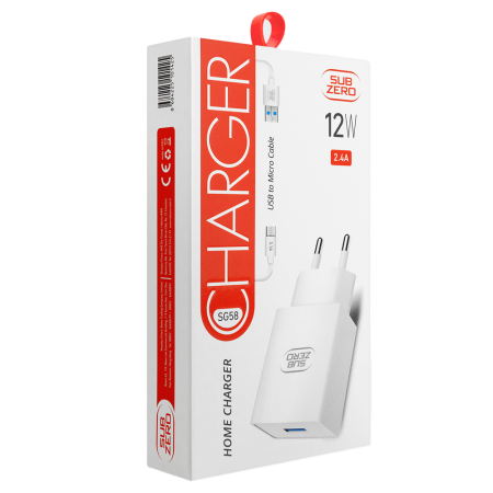 Subzero SG58 2.4A Micro Şarj Seti 12W