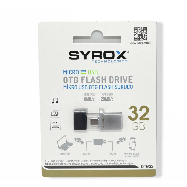 Syrox 32 Gb Micro Otg Flash