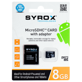 Syrox MC8 8GB Micro Sd Hafıza Kartı